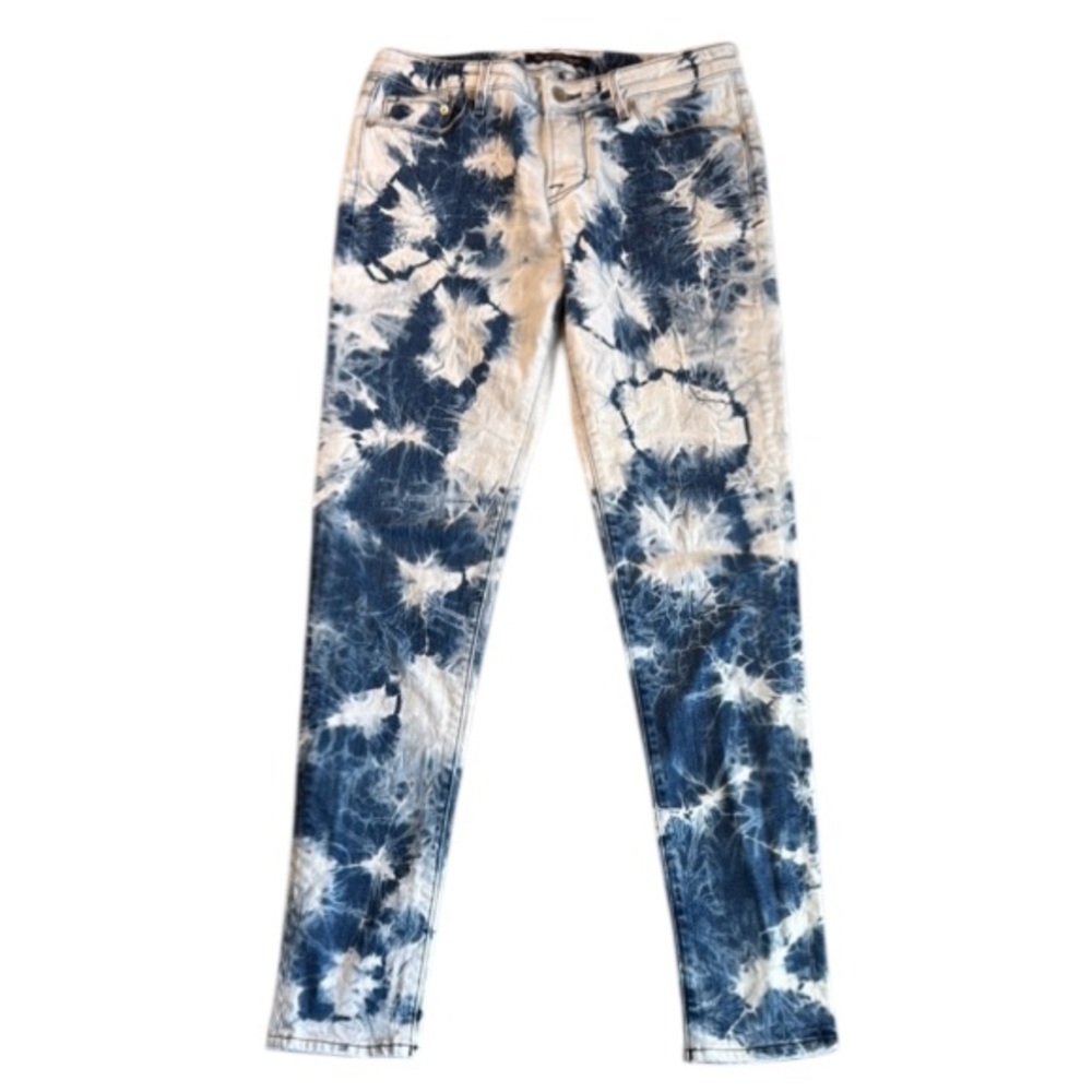 Cult Of Individuality Gypsy High Rise Tie Dye Skinny Jeans Blue Size 28